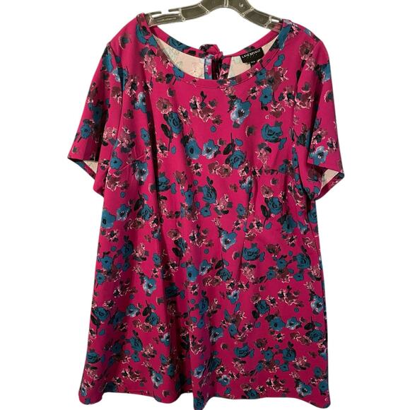 Lane Bryant Retro Floral Jersey Sheath Dress – NWT – Size 22/24 - Picture 1 of 4